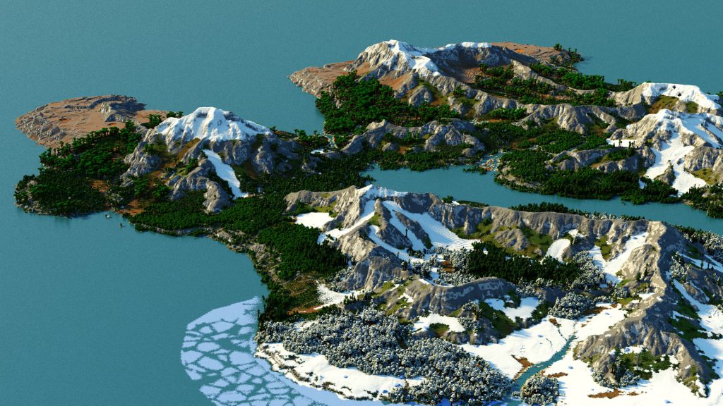 4k Minecraft Map Feon by McMeddon